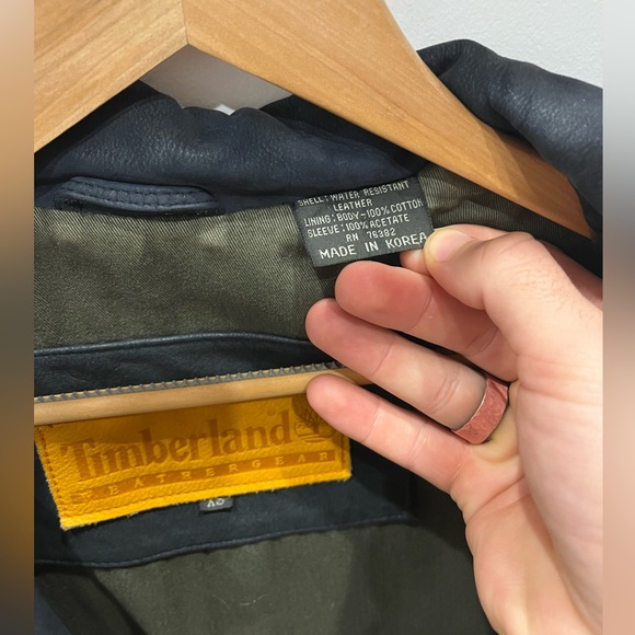 TIMBERLAND Leather Jacket - Picture 4 of 9